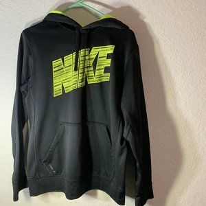 Nike brand Black and Neon Yellow Hoodie